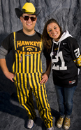 Michael Bednar and Danielle Huff, UI students