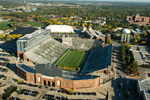 Looking north from the south end of Kinnick Stadium