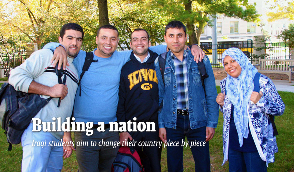 Building a nation -Iraqi students aim to change their country piece by piece 
