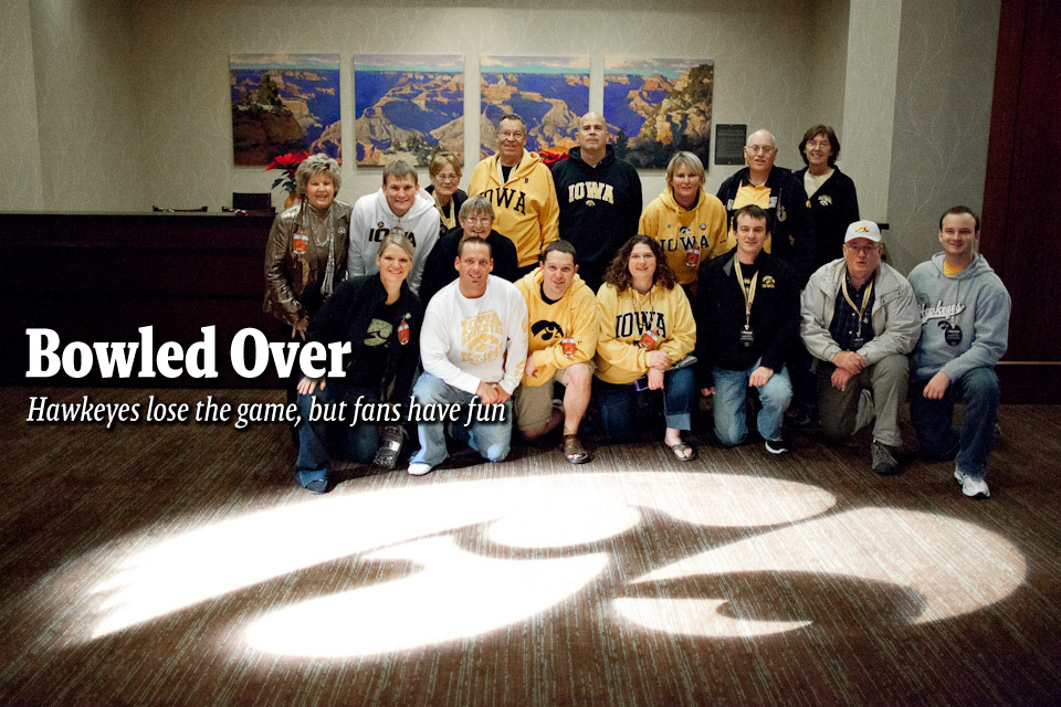 Bowled Over--Hawkeyes lose the game, but fans have fun 