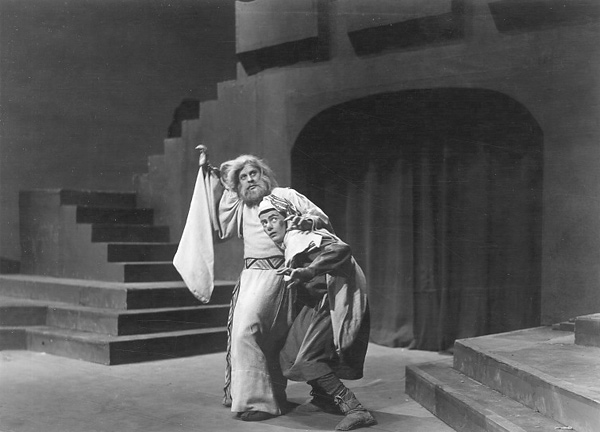 Lear and the Fool in Shakespeare’s King Lear, 1950