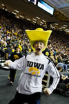 Basketball fans leave no doubt about their allegiances during the Iowa men’s 63-59 victory over Minnesota on Feb. 1.