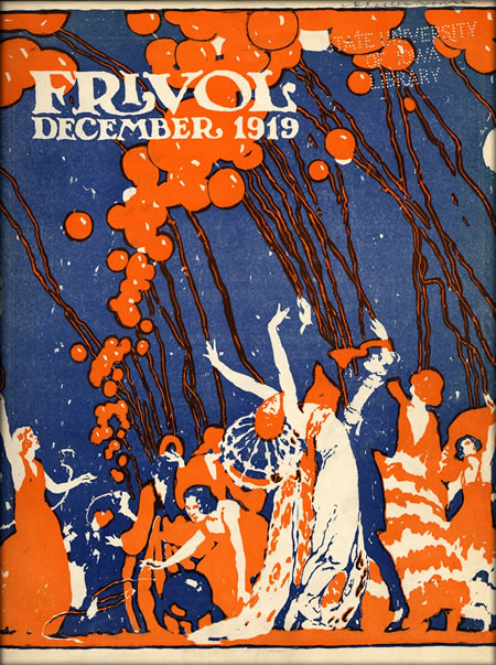 Cover of Frivol premier issue, December 1919