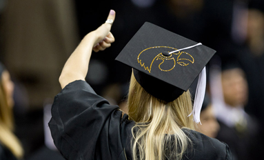 A Walk to Remember--Cheer abounds at spring commencement ceremonies