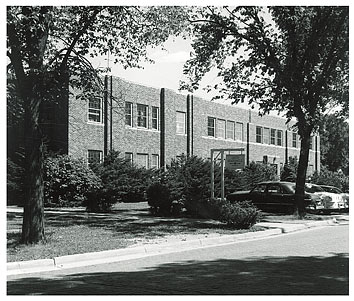 South Quadrangle Hall, 1955.