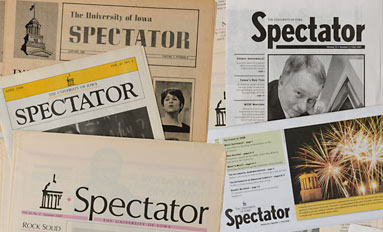 Spectator Makeover--UI alumni newsletter to transition to a new look, a new distribution, and a new name