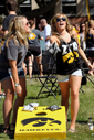 Greek organizations hosted a cookout and games, part of a drive to connect new students with campus groups.