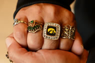 FRY Fest is the perfect opportunity to show off one’s Hawkeye bling…for fingers.