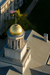 The golden dome of Old Capitol is an iconic presence on campus.