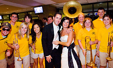 A Match Made…on Campus  Iowa fans make the University part of their big day