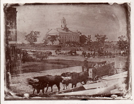 Old Capitol as it appeared in 1853, about seven years before Silas Totten’s arrival as president